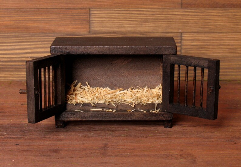 Miniature Rabbit Hutch / Henhouse for Your Dollhouse Etsy