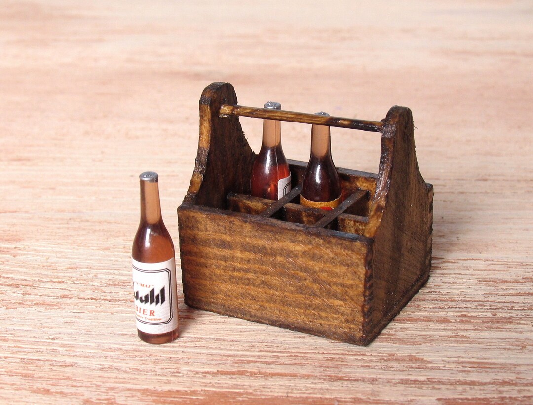 Rustic Miniature Beer Case for Your Dollhouse - Etsy