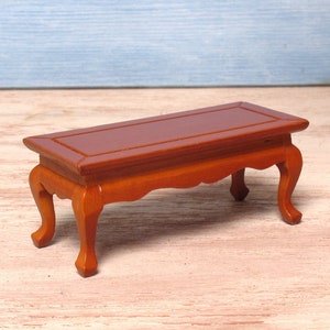 Rustic Miniature Coffee Table for Your Dollhouse