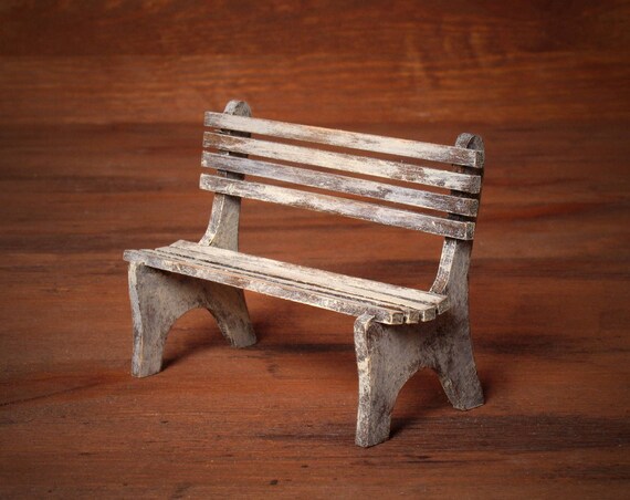 Produktbild von 4 Stück Miniature Bench Miniature Dollhouse Bench Miniature