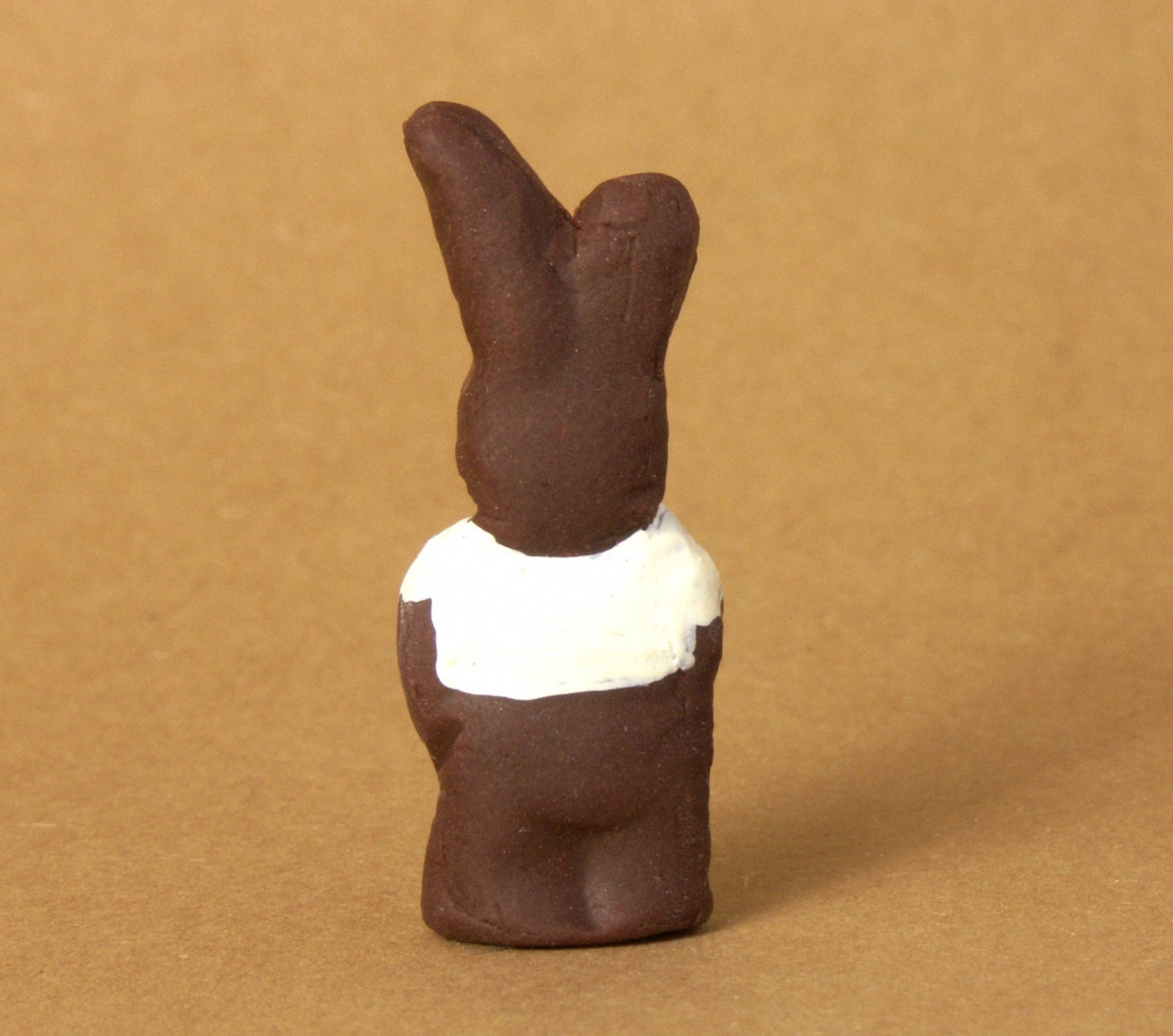 Cute Chocolate Easter Bunny for Your Dollhouse - Etsy