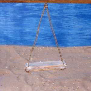 Shabby Chic Miniature Hanging Rack for Your Dollhouse