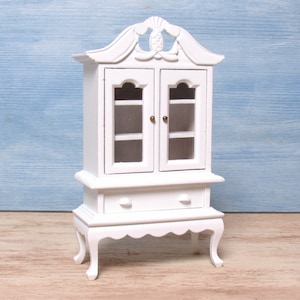 Rustic Miniature Kitchen Cupboard for Your Dollhouse