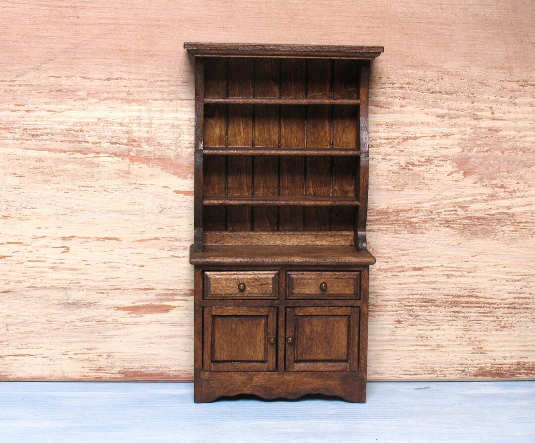 Rustic Miniature Kitchen for Your Dollhouse Etsy