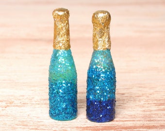 Noble Glittering Miniature Party Bottle for your Dollhouse