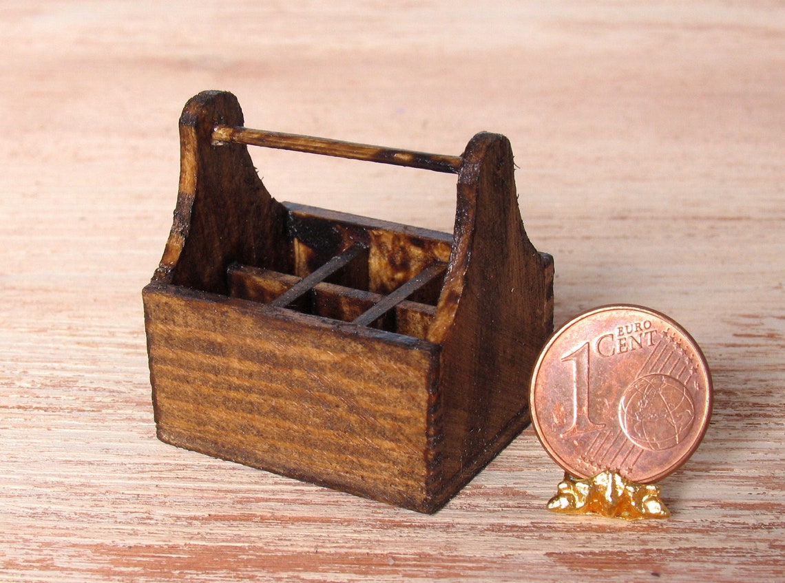 Rustic Miniature Beer Case for Your Dollhouse - Etsy