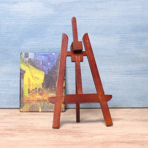  Odoria 1/12 Miniature Set of Paint Easel Dollhouse Decoration  Accessories : Toys & Games