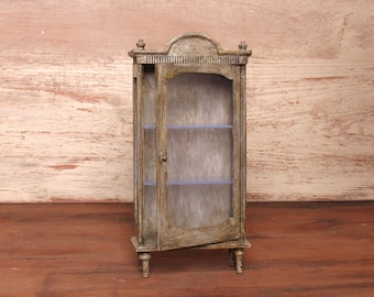 Shabby Chic Miniature Cabinet for Dollhouses