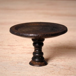 Rustic Miniature Cake Stand for Your Dollhouse