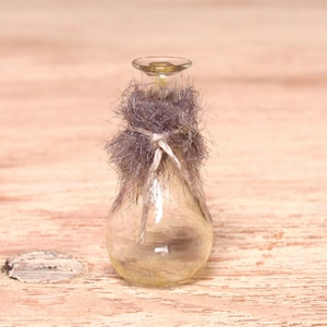 Miniature Glass Vase in Winter Look for Your Dollhouse
