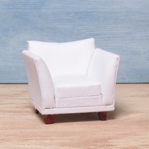 Noble Miniature Armchair for Your Dollhouse