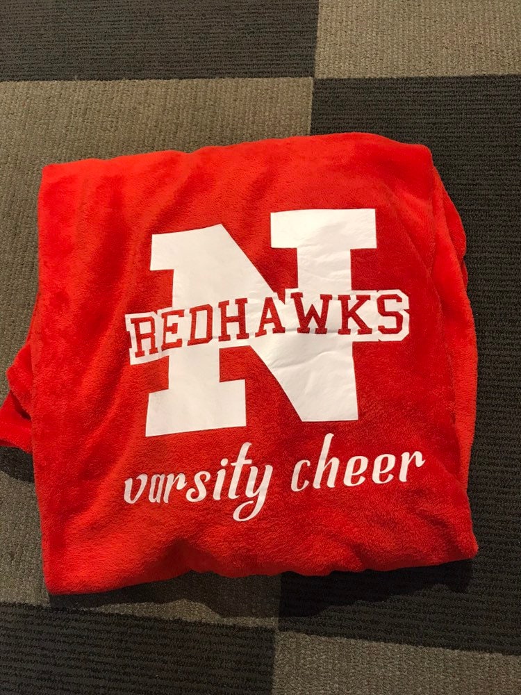 Custom Team Sport Plush Throw Blanket 50x60