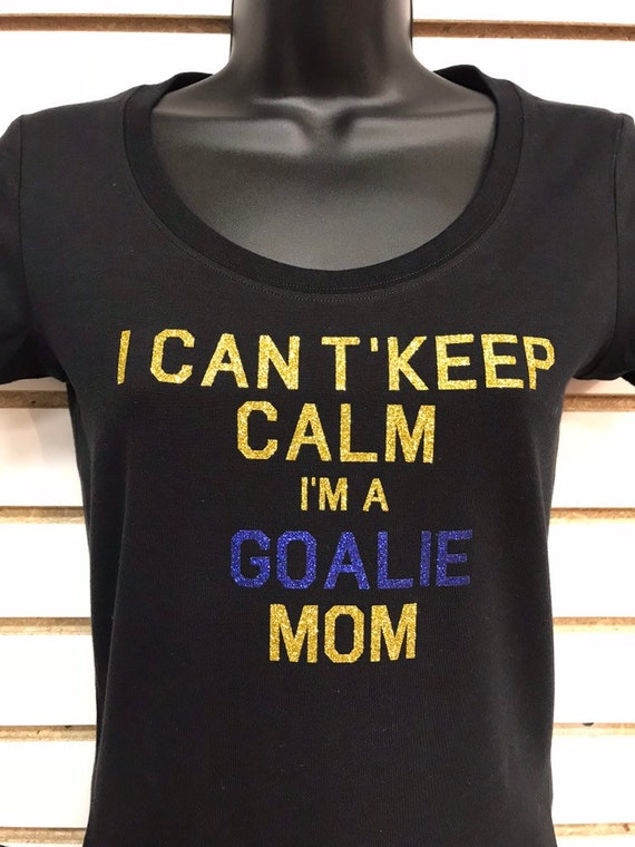 Bling Glitter Can't Keep Calm...Mom Sports Shirt S-4X