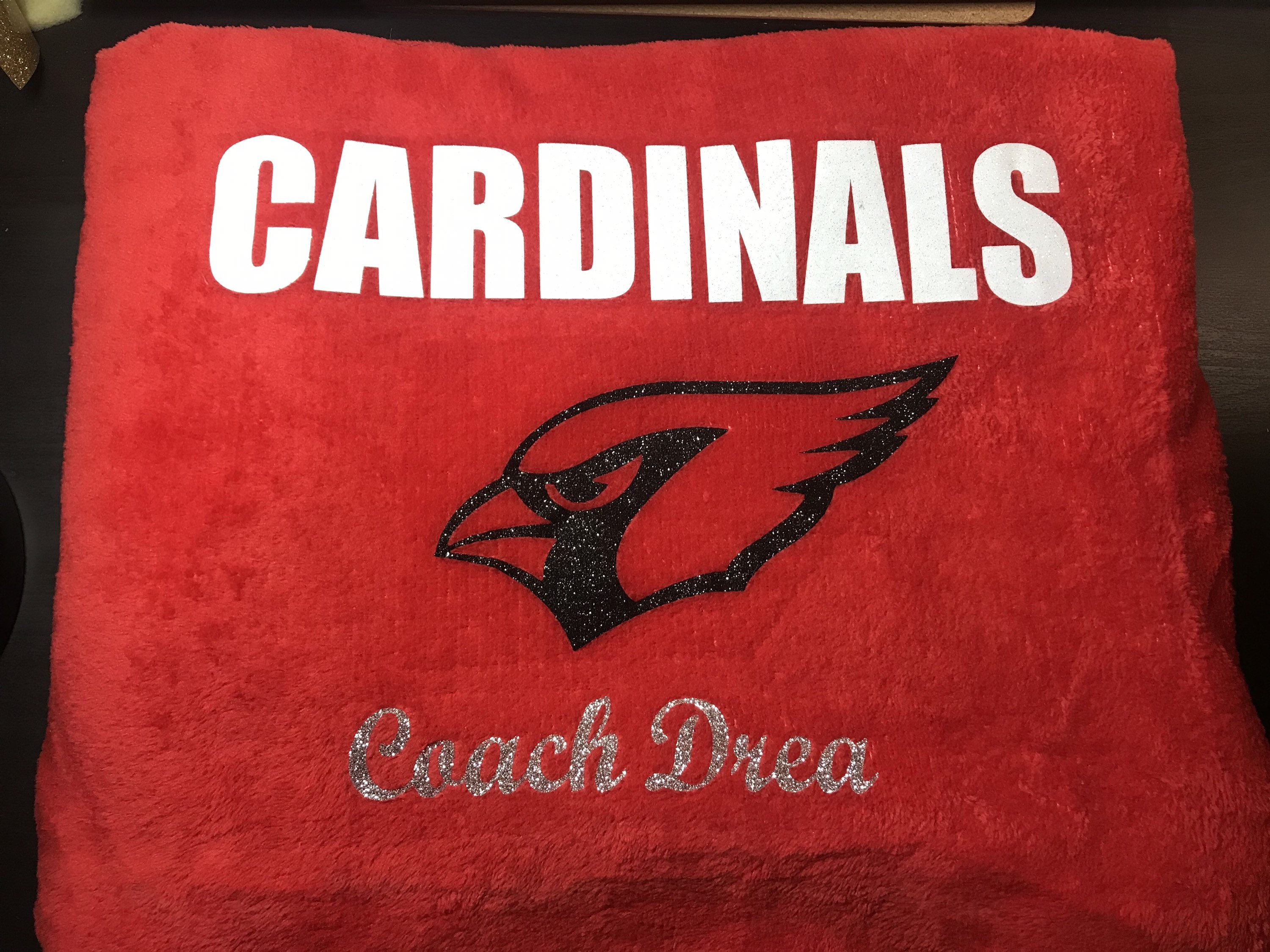 Custom Team Sport Plush Throw Blanket 50x60 Etsy