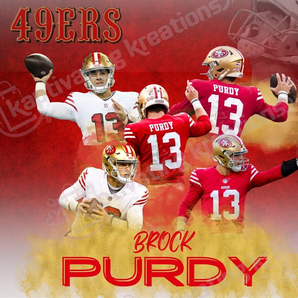 Brock Purdy Drawing Etsy