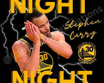 RNDM1 Youth - Night Night T-Shirt, Steph Curry, Basketball