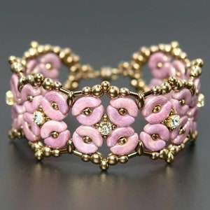 Arcos Beads Bracelet Tutorial - Oh La La! Bracelet - Beading Pattern - PDF Pattern - Digital Download