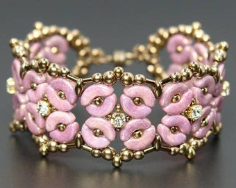 Arcos Beads Bracelet Tutorial - Oh La La! Bracelet - Beading Pattern - PDF Pattern - Digital Download