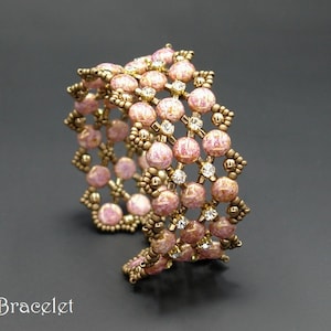 Preciosa Candy Beads Bracelet Tutorial - Candy Dots Bracelet - Beading Pattern - PDF Pattern - Digital Download