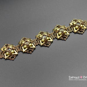Ava Beads Tutorial - Bracelet Tutorial - Beading Pattern - Miss Ava Bracelet - PDF file