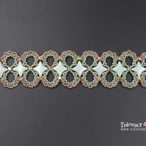 Star Beads Bracelet Tutorial Bracelet made with the Star beads by Perles and Co Beading Pattern Starry Bracelet Digital Download image 3