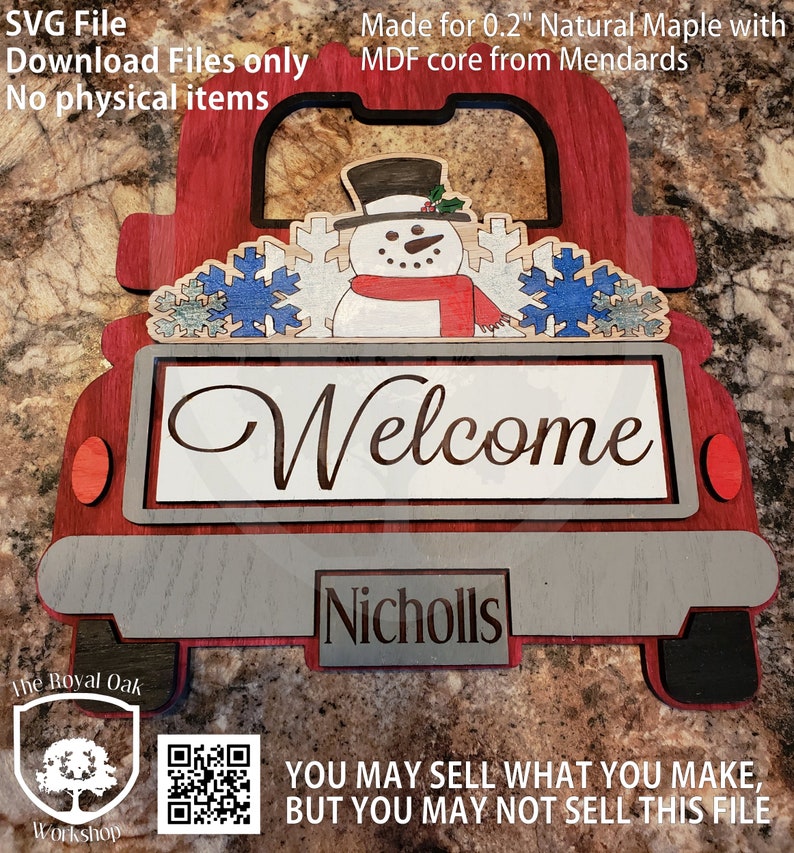 Download Interchangeable Welcome Truck Sign Digital file | Etsy