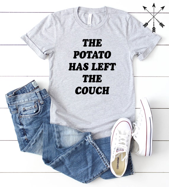 The Potato Has Left The Couch T Shirt Half Marathon Shirt Etsy