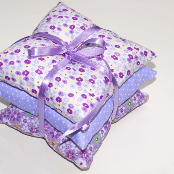 Spring flower aromatic sachets, floral fabric aromatic pillows,closet fresheners, Mother's day gift, Easter decoration