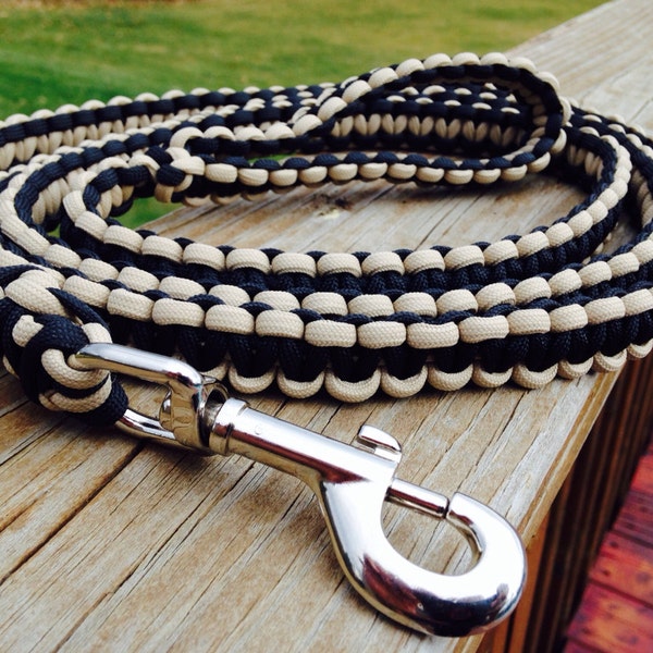 Paracord Dog Leash, 6ft long, Cobra Weave, Free Shipping to any US address