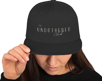 The Unbothered Club Original Snapback Hat