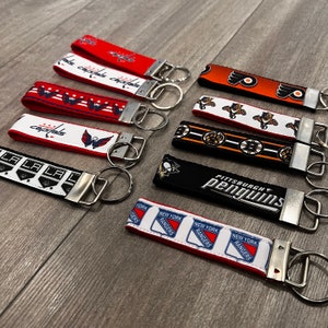 NHL & NBA Key Chains (Capitals, Flyers, Penguins, Rangers, Bruins, Kings, Panthers, Warriors, Spurs, Cavaliers, Heat, Wizards,