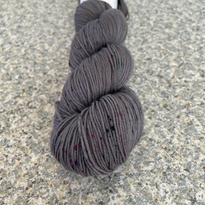 Handgefärbte gesprenkelte Sockenwolle: Superwash Merinowolle, Thankful Heart Farbe