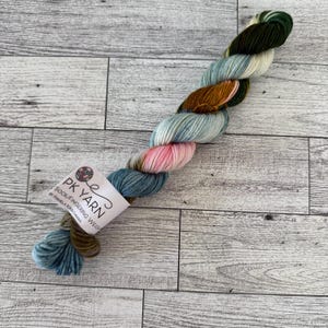 Indie Dyed Mini Skein: Variegated Superwash Merino Wool Sock Yarn