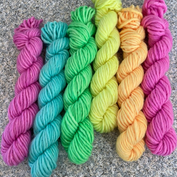 Rainbow Yarn Etsy
