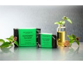 Vegan Handmade Natural PEPPERMINT Tea Soap, Palm oil free by chaaboo