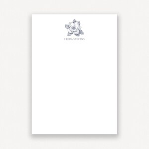 Magnolia Notepad, Personalized Notepad for Women, 40 Sheets