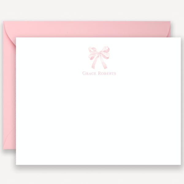 Baby Stationery Girl,  Personalized Notecards for Baby Girl, From the Nursery of Stationery, Baby Shower Thank You Cards