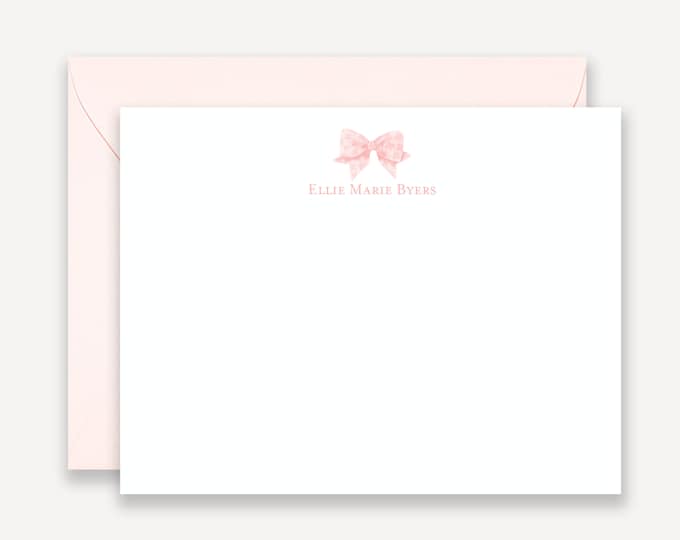 Baby Girl Stationary, Personalized Notecards for Baby Girl, From the ...