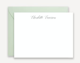 Personalized Stationery Set, Custom Note Cards, Women's Stationery Gift