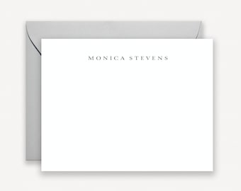 Simply Modern Note Cards, Contemporary Note Cards, Classic Thank You Notes, Personalized Stationery, Personalized Notes, Stationary
