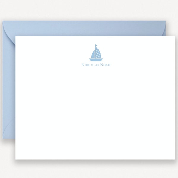 Personalized Sailboat Stationary - Etsy