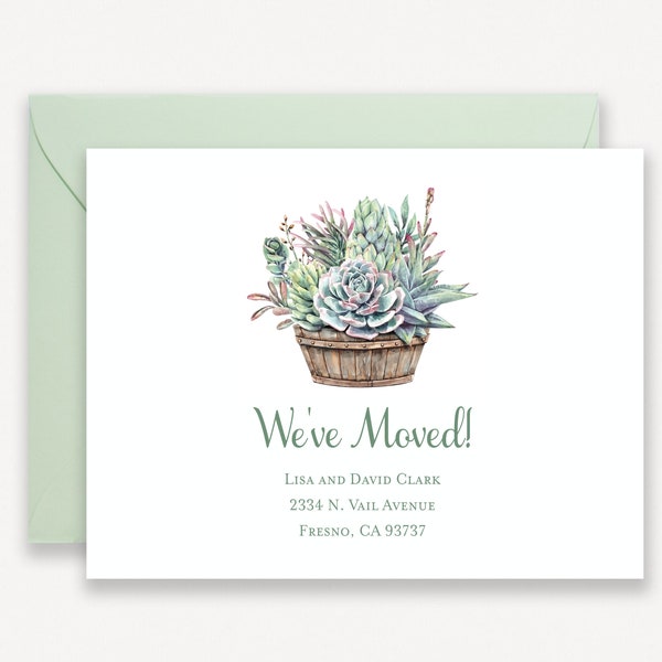 We Have Moved Cards and Envelopes Etsy