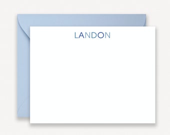 Personalized Kids Stationary, Personalized Note Cards with Envelopes, Personal Stationery for Boy, Thank You Cards with Envelopes
