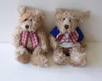 Twin Russ Bears de l’ancienne Grande-Bretagne Tee Shirt Toffee