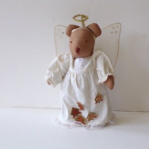 Teddy Bear Angel with 5 ABMP Pins Associated Bodywork & Massage Professionals