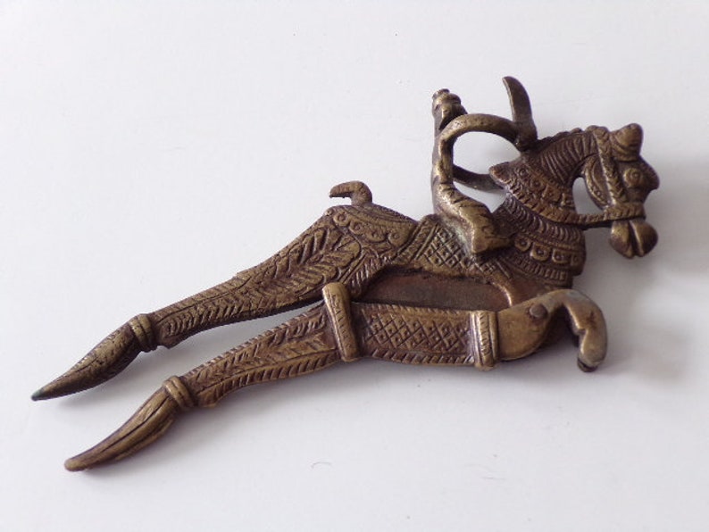 Brass Horse Shaped Betel Nut Cutter 1940/'s Old Brass Unique Horse