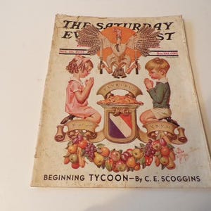 Saturday Evening Post 1932 Magazine - Etsy
