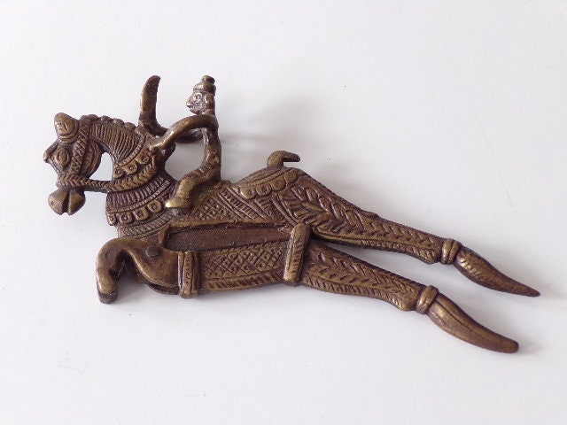 Brass Horse Shaped Betel Nut Cutter 1940/'s Old Brass Unique Horse