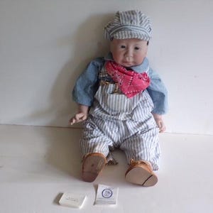 Lee Middleton&#39;s Bubba Chubbs Railroad Conductor 24 Inch Vinyl Boy Doll