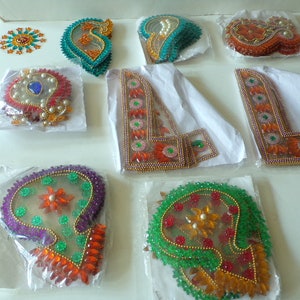 Sew-On Sequin Patches Brand New Unused Decoration Embroidery Applique